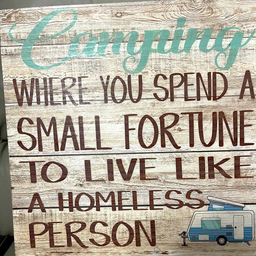 Camping wall decor